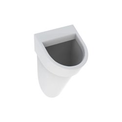 Geberit Urinal Flow weiß, Zulauf/Abgang hinten