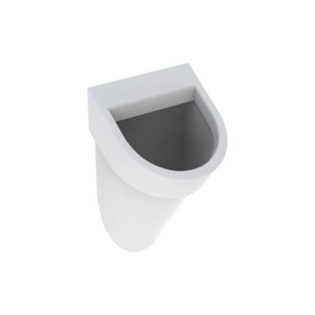Geberit Urinal Flow weiß, Zulauf/Abgang hinten
