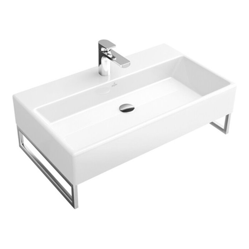 V&B Handtuchhalter MEMENTO Edelstahl Hochglanz poliert 345 x 100 mm, Montage vorne