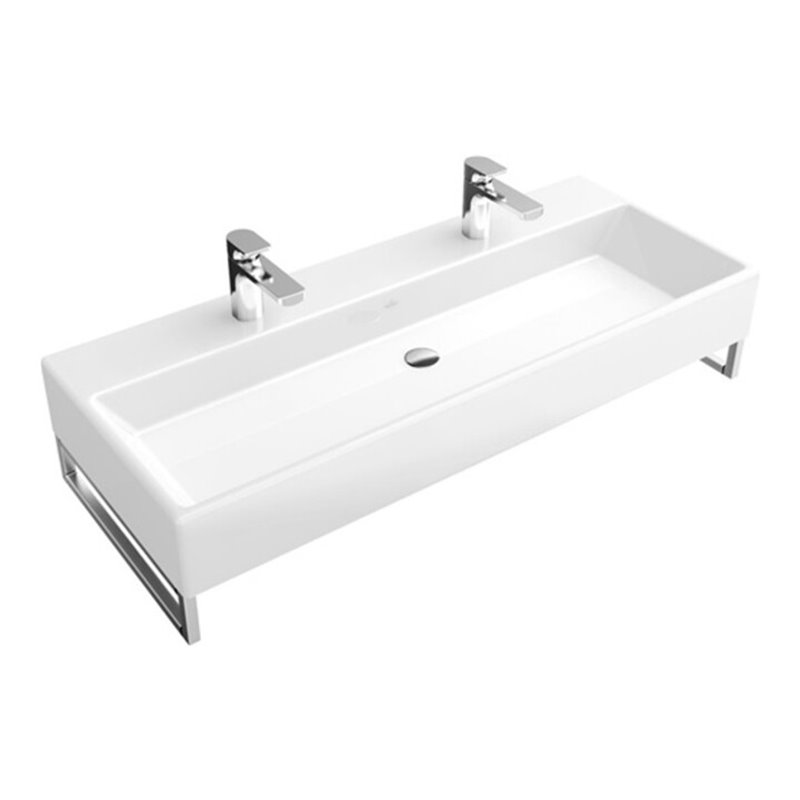 V&B Handtuchhalter MEMENTO Edelstahl Hochglanz poliert 720 x 140 mm, Montage vorne