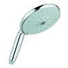 Grohe Handbrause Classic RAINSHOWER 160 mm, 4 Strahlarten Rain/Jet/Pure/Champagne chrom