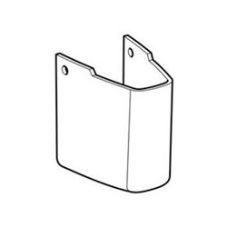 Geberit Halbsäule Renova Plan we., f WT, mit Befestigungsmaterial