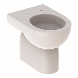 Geberit Stand-Tiefspül-WC RENOVA teilgeschlossene Form Abgang horizontal weiß