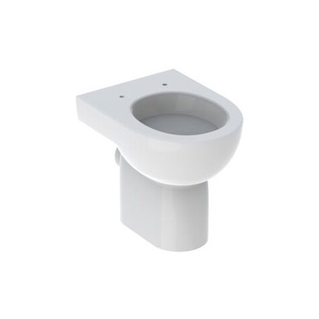 Geberit Stand-Tiefspül-WC RENOVA teilgeschlossene Form Abgang horizontal weiß