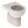 Geberit Stand-Tiefspül-WC RENOVA teilgeschlossene Form Abgang horizontal weiß