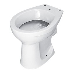 Geberit Stand-Flachspül-WC Paris waagerecht, weiß