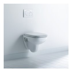 Duravit Wand-WC, Tiefspüler D-Code Compact 35x48cm, 6 l, weiß