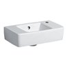 Geberit Handwaschbecken Renova Compact 40x25cm, m ÜL, Hahnloch rechts, weiß