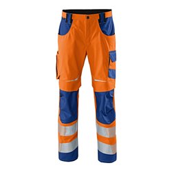 Kübler PSA Reflectiq Hose 2207 warnorange/kbl.blau