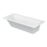 Duravit Rechteck-Badewanne D-Code 170x75x42cm, Abl im Fußber., 1 RS, weiß