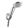 hansgrohe Brausehalter-Set Crometta 85 Vario 1250mm Brauseschlauch, chrom