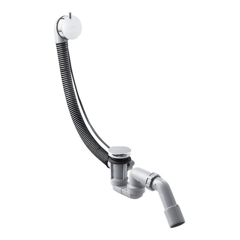 hansgrohe Komplettset Flexaplus S Ab-/Überlaufgarnitur, f Normalwanne, chr
