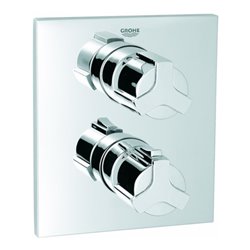 Grohe Thermostat-Wannenbatterie ALLURE Fertigmontageset für 35500 chrom