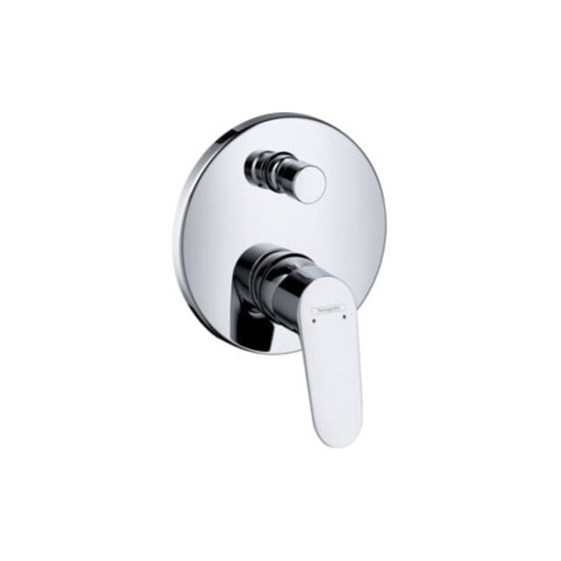 hansgrohe Fertigmontageset Focus UP-Wannen-Einhebelmischer, m int. Sich.Kombi, chrom