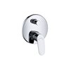 hansgrohe Fertigmontageset Focus UP-Wannen-Einhebelmischer, m int. Sich.Kombi, chrom