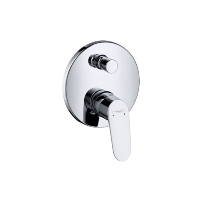 hansgrohe Fertigmontageset Focus UP-Wannen-Einhebelmischer, chrom