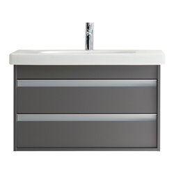 Duravit Möbelwaschtisch D-Code 85x48cm, m Hahnl., ÜL, Hahnloch, weiß