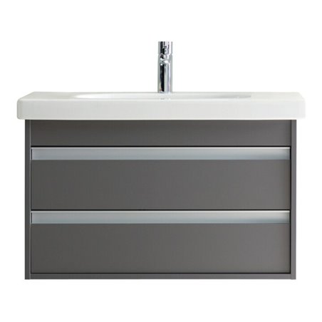 Duravit Möbelwaschtisch D-Code 85x48cm, m Hahnl., ÜL, Hahnloch, weiß