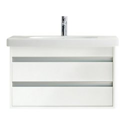Duravit Möbelwaschtisch D-Code 85x48cm, m Hahnl., ÜL, Hahnloch, weiß