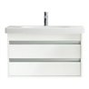 Duravit Möbelwaschtisch D-Code 85x48cm, m Hahnl., ÜL, Hahnloch, weiß