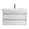 Duravit Möbelwaschtisch D-Code 85x48cm, m Hahnl., ÜL, Hahnloch, weiß