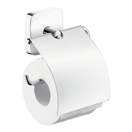 hansgrohe Papierrollenhalter PURA VIDA mit Deckel chrom