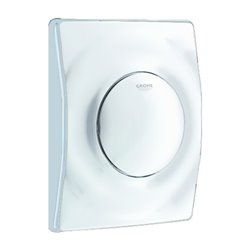 Grohe Abdeckplatte Surf weiß, manuelle Auslösung für Urinal
