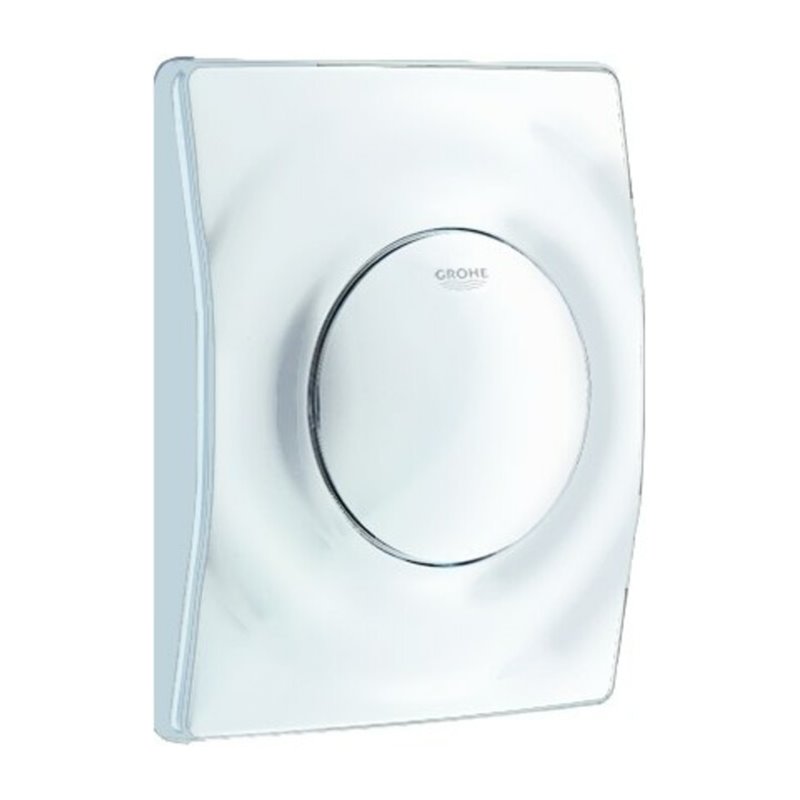 Grohe Abdeckplatte Surf weiß, manuelle Auslösung für Urinal