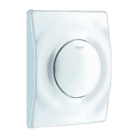 Grohe Abdeckplatte Surf weiß, manuelle Auslösung für Urinal