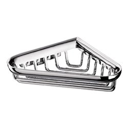 EMCO Eckseifenkorb System 2 mit verdeckter Wandbefestigung, abnehmbar chrom