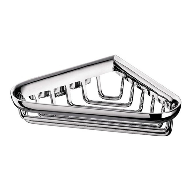 EMCO Eckseifenkorb System 2 mit verdeckter Wandbefestigung, abnehmbar chrom