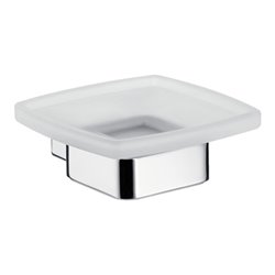EMCO Seifenhalter LOFT Wandmodell, Kristallglas satiniert chrom