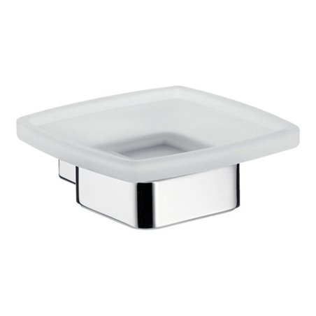 EMCO Seifenhalter LOFT Wandmodell, Kristallglas satiniert chrom