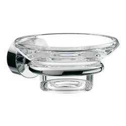 EMCO Seifenhalter RONDO 2 Kristallglas klar chrom