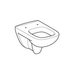 Geberit Wand-WC, Tiefspüler Renova Plan 6/5 l, weiß