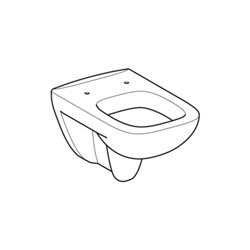 Geberit Wand-WC, Tiefspüler Renova Plan 6/5 l, weiß