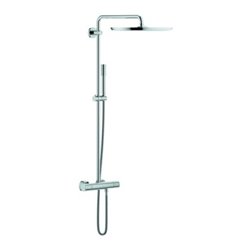 Grohe Duschsystem Rainshower 400 mit AP-Thermostat, Wandmontage, chrom