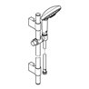 Grohe Brausegarnitur Classic RAINSHOWER Handbrause 130 mm chrom