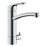 hansgrohe Spültisch-Einhebelmischer 160 Focus M41 1jet, Edelstahl-Optik