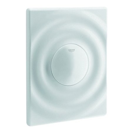 Grohe Abdeckplatte Surf Druckknopfbetätigung, weiß
