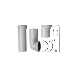 Duravit Anschluss-Set d 110mm, L verst, Uni-Abg u. Exen, f WC