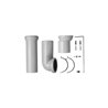 Duravit Anschluss-Set d 110mm, L verst, Uni-Abg u. Exen, f WC