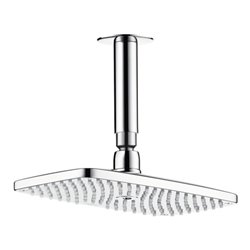 hansgrohe Kopfbrause E 240 AIR 1jet RAINDANCE DN 15, mit Deckenanschluss 100 mm, EcoSmart Version chrom