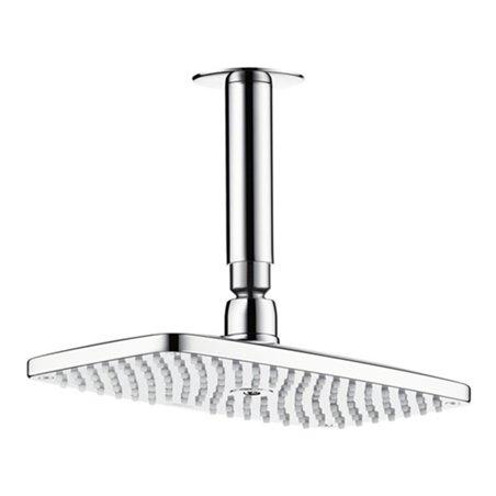hansgrohe Kopfbrause E 240 AIR 1jet RAINDANCE DN 15, mit Deckenanschluss 100 mm, EcoSmart Version chrom