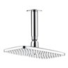hansgrohe Kopfbrause E 240 AIR 1jet RAINDANCE DN 15, mit Deckenanschluss 100 mm, EcoSmart Version chrom