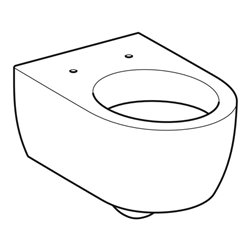 Geberit Wand-WC, Tiefspüler iCon 35,5x53cm, geschlossene Form, weiß