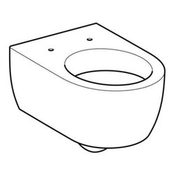 Geberit Wand-WC, Tiefspüler iCon 35,5x53cm, geschlossene Form, weiß