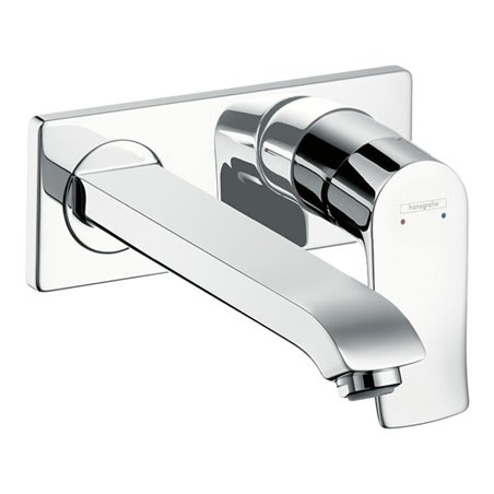 hansgrohe Fertigmontageset Metris Ausl. 225mm, UP-Waschtisch-Einhebelmischer, chrom