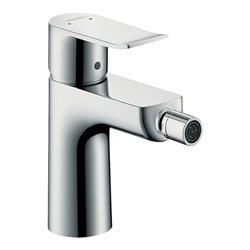 hansgrohe Bidet-Einhebelmischer Metris mit Zugstangen-Ablaufgarnitur, chrom