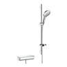 hansgrohe Brausekombi SELECT RAINDANCE Brausestange Unica'S Puro Set 900 mm weiß/chrom